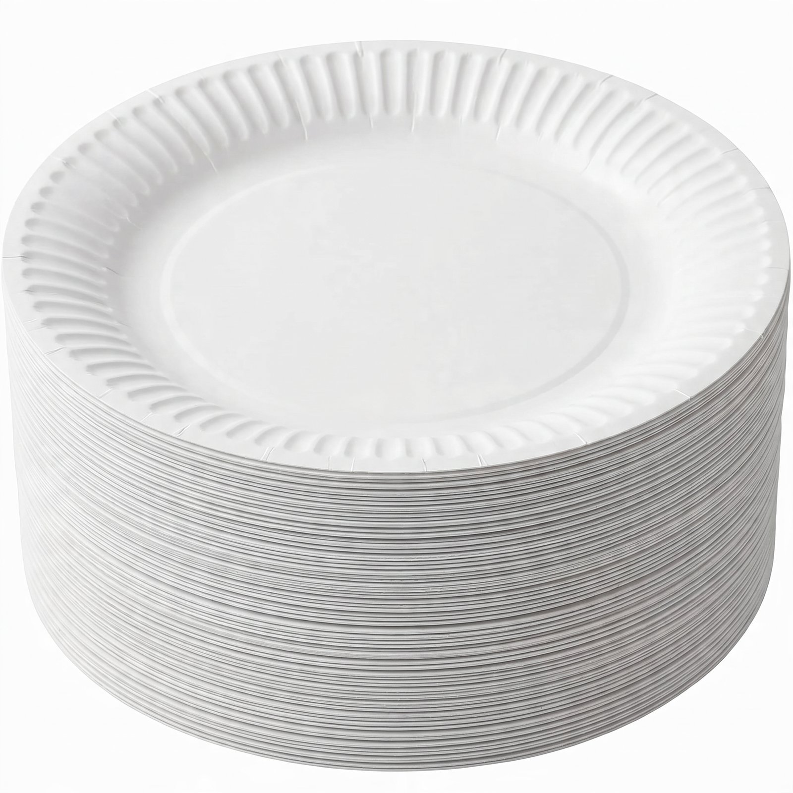 Heavy Duty Paper Plates 9 Inch, 125 Count - Grease Resistant Coated - Commercial Grade - Perfect for Catering,
