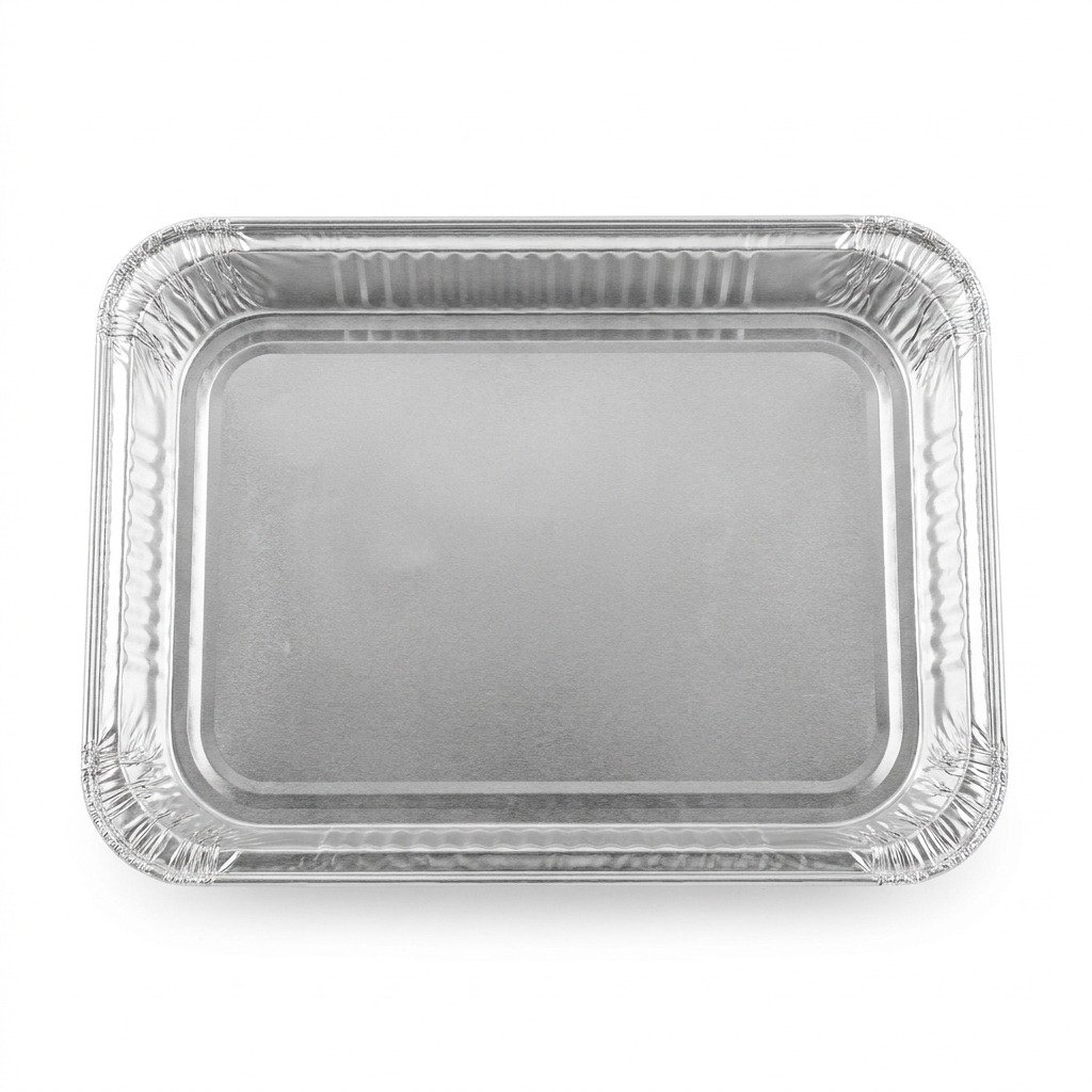 9x13 Disposable Aluminum Foil Pans [20 Pack] - Heavy Duty Half Size Steam Table Trays - Commercial Grade for C