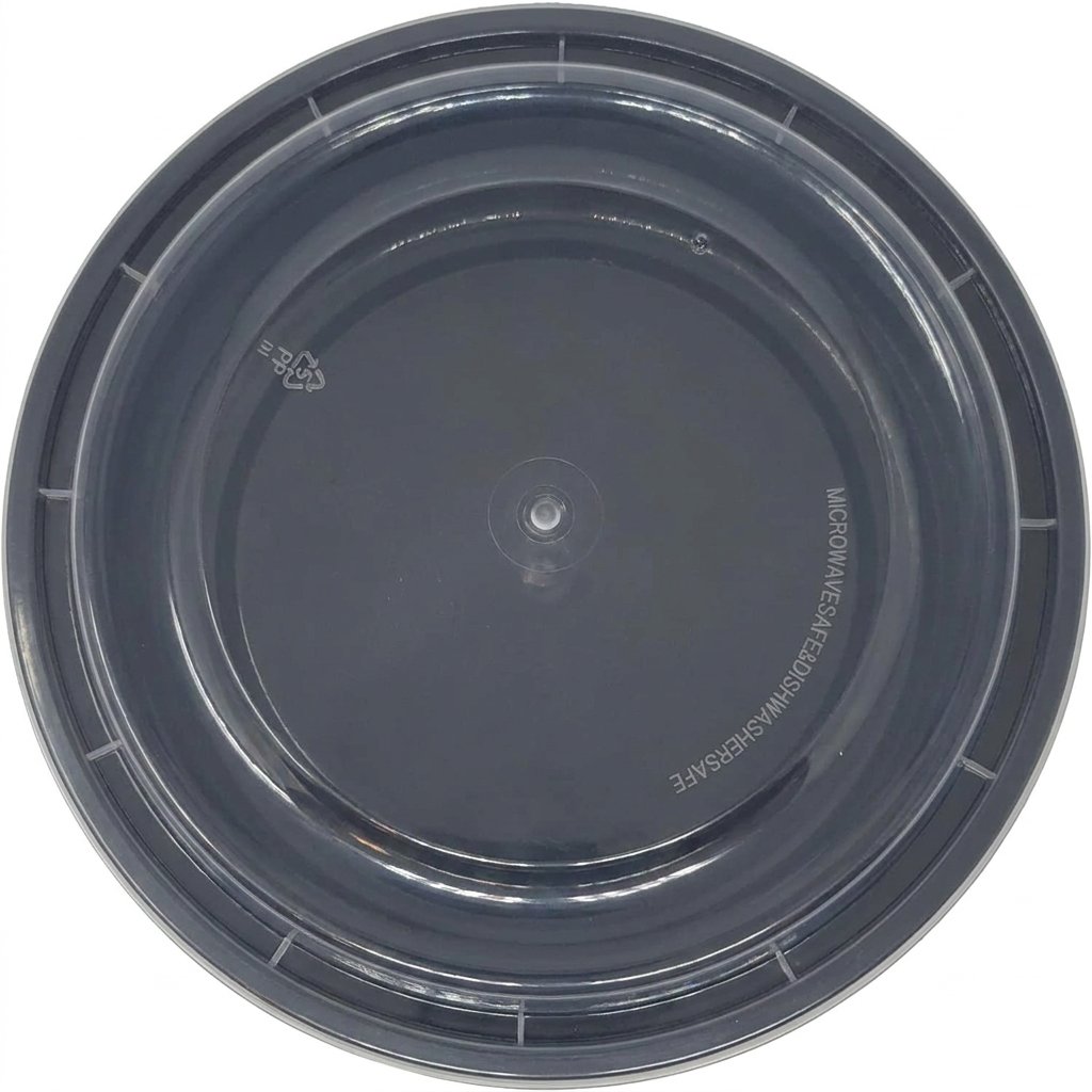 48oz Round Food Containers 150 Sets - Leak-Proof Lids Included - Commercial Grade Meal Prep - Microwavable Reu