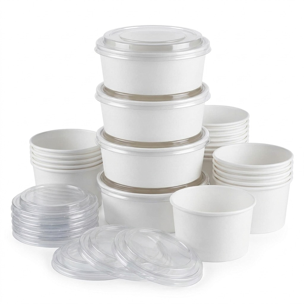 16 oz Food Containers | 250 Pack | TLAPS Commercial with Lids for Restaurants Meal Prep & Delivery (SKU -COMBO