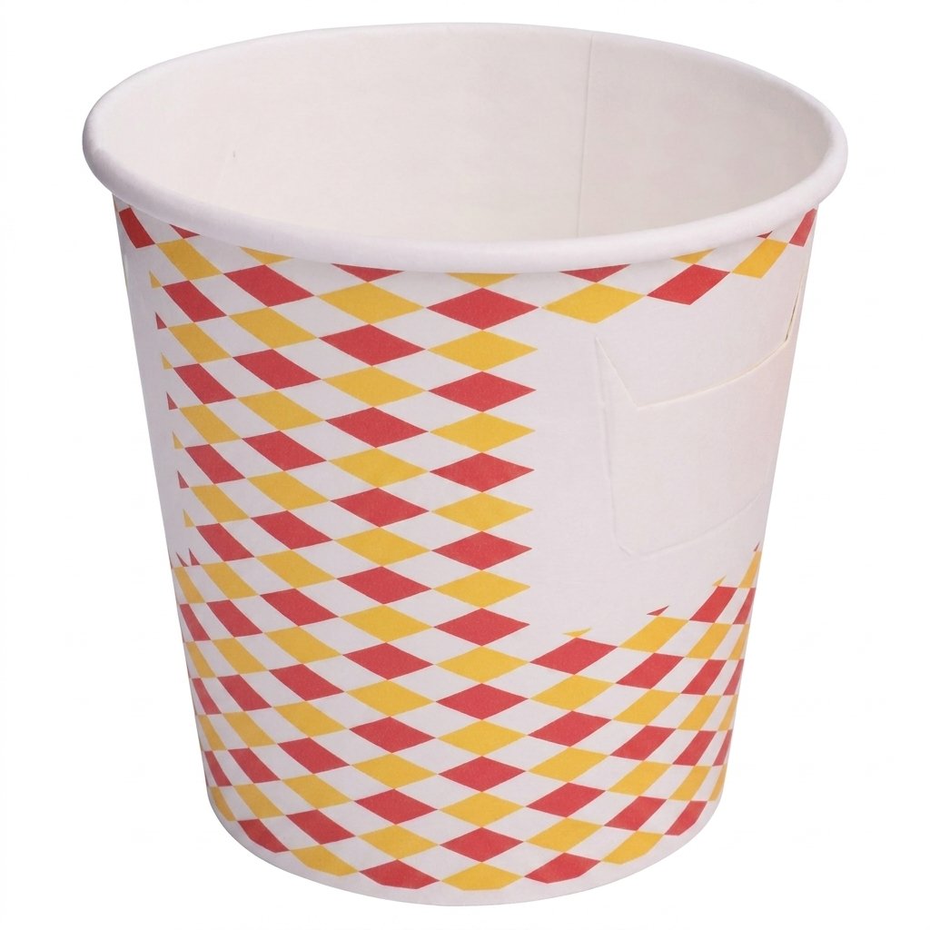 Walk-n-Dip Paper Food Containers 24oz with Portion Cups, 100 Pack - Grease-Resistant Snack Trays - Commercial 