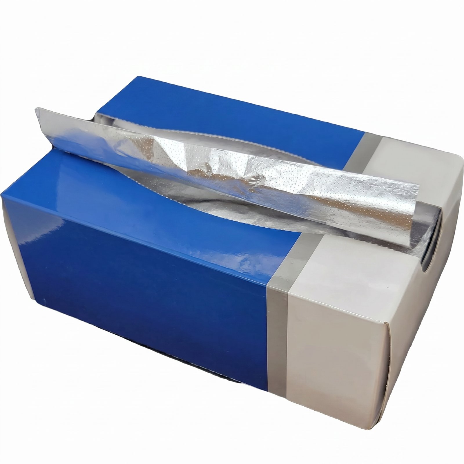 Aluminum Foil Pop-Up Sheets 10.75 x 9 Inch - 500-Sheet Dispenser Box Case of 6 | TLAPS Heavy-Duty Pre-Cut Foil