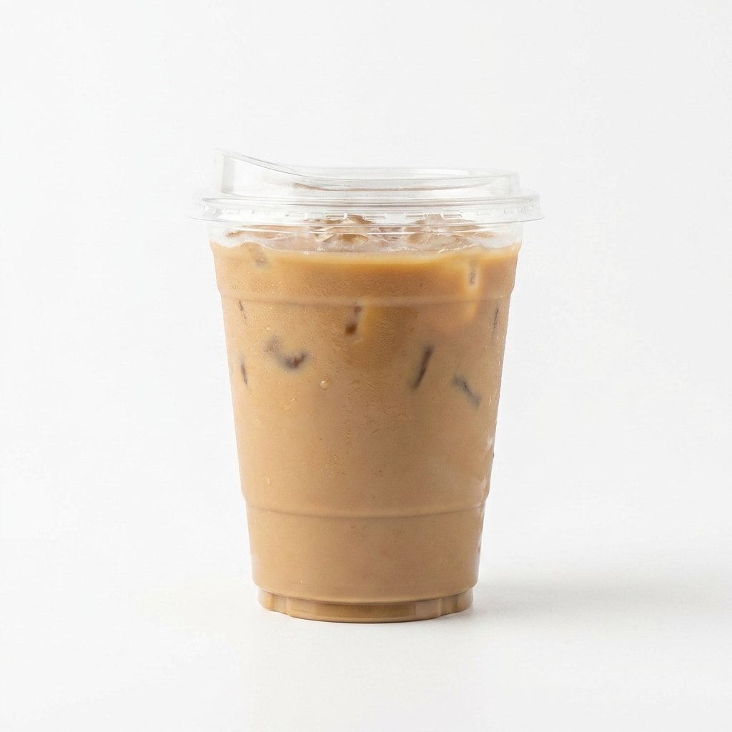 Clear Disposable Cups with Strawless Sip Lids 50 Sets - Professional Grade PET - Commercial Food Service Iced 