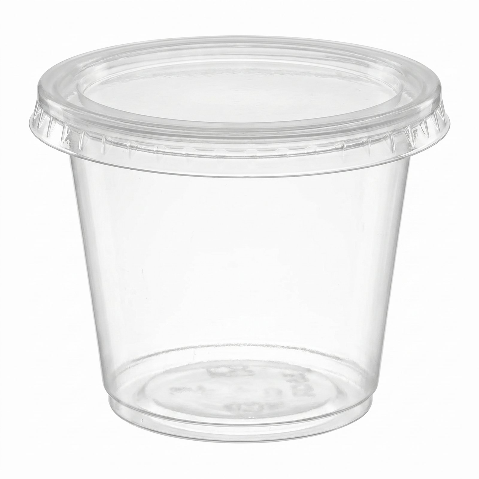 2500 Count 5.5oz Plastic Portion Cups with Lids - Crystal Clear Souffle Cups - Commercial Grade Sauce Containe