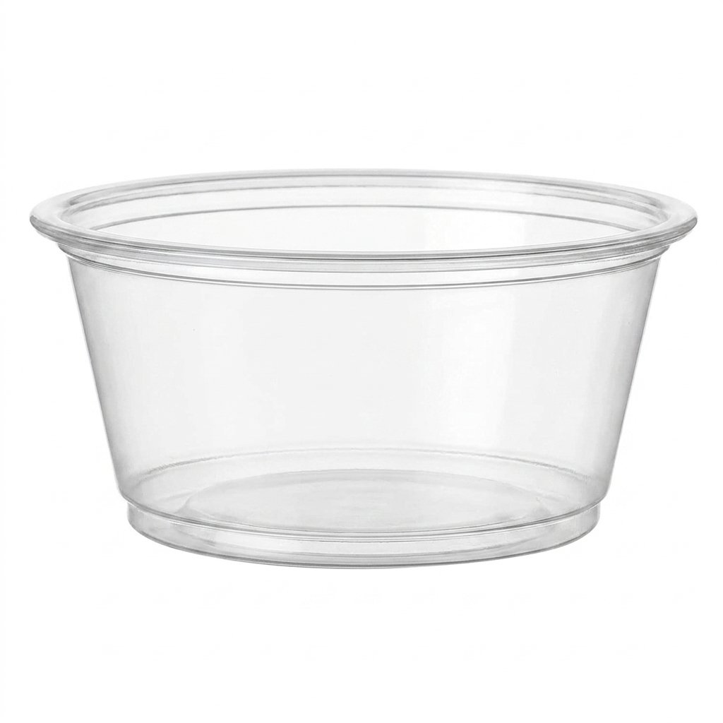 1.5 oz Portion Cups with Lids 2500 Count - Crystal Clear Plastic Souffle Cups - Commercial Grade - Perfect for