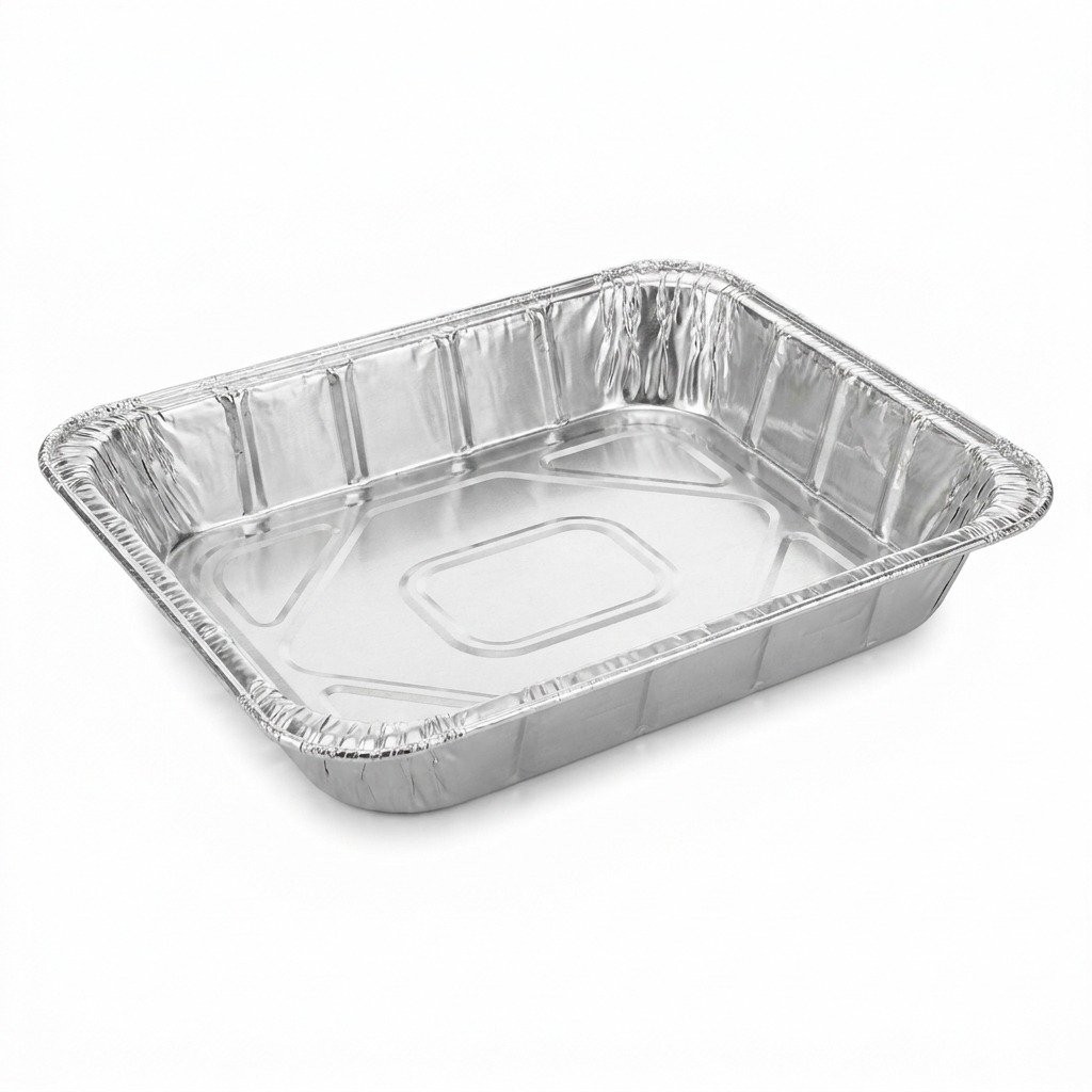 Aluminum Foil Pans 9x13 [100 Pack] - Heavy Duty Half Size Steam Table Trays - Commercial Grade - Catering, Mea