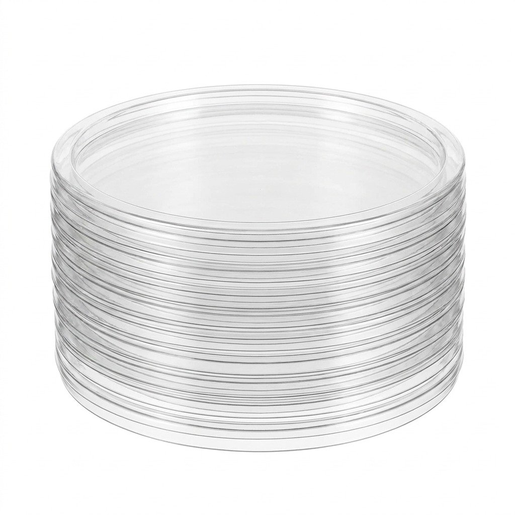 Clear Lids for 1.5oz/2oz Portion Cups 2500 Count - Leak-Resistant Snap Closure - Commercial Grade - Restaurant