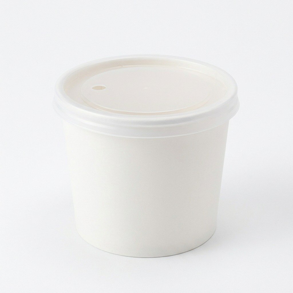 Professional Paper Soup Containers 250 Sets 12oz with Vented Lids - Leak Resistant Hot Food Bowls - Commercial