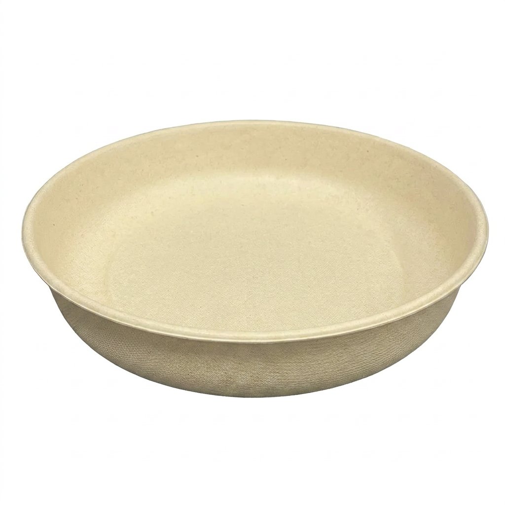 26 oz Burrito Bowls 300 Count - Compostable Bagasse Fiber - Commercial Grade - Restaurant Catering Food Servic