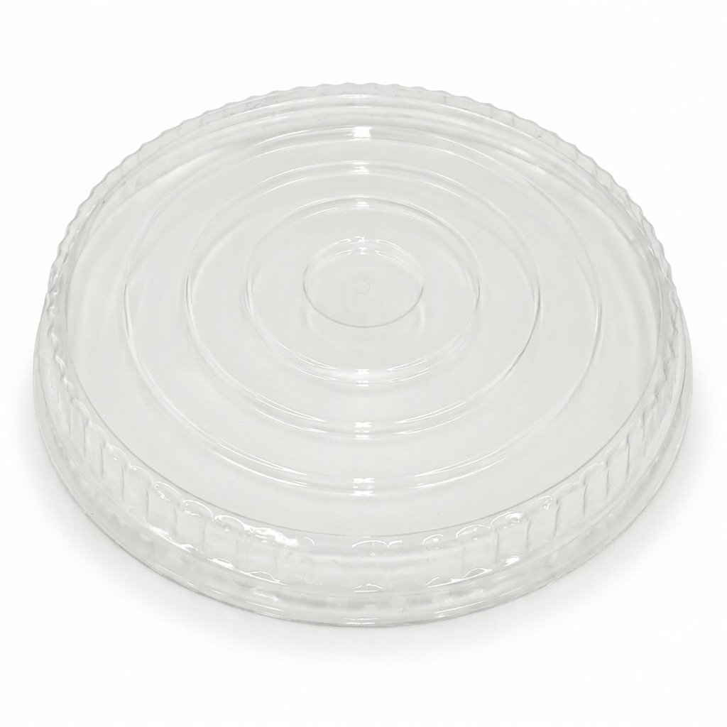 Professional Plastic Dome Lids for 48 oz Paper Food Containers - 6.5 Inch Diameter - BPA-Free Commercial Grade
