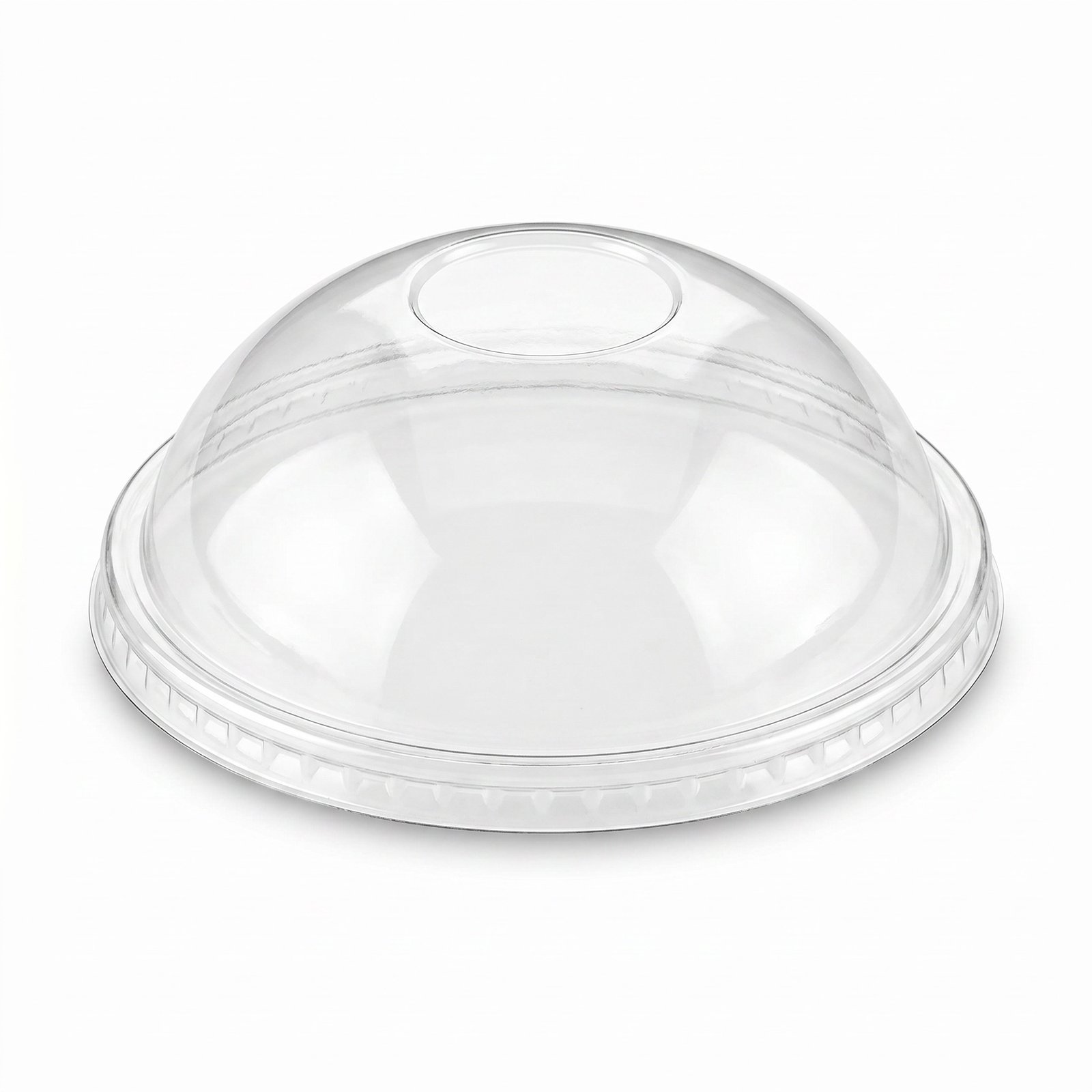 Plastic Dome Lids for 32 oz Paper Food Containers 6.5 Inch - BPA-Free Leak-Resistant Clear - Commercial Grade 