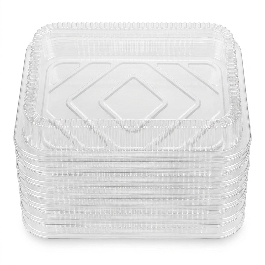1.6 inch Aluminum Foil Pans 20 Count Bulk Pack | TLAPS Commercial Grade Aluminum Trays for Catering, Restauran