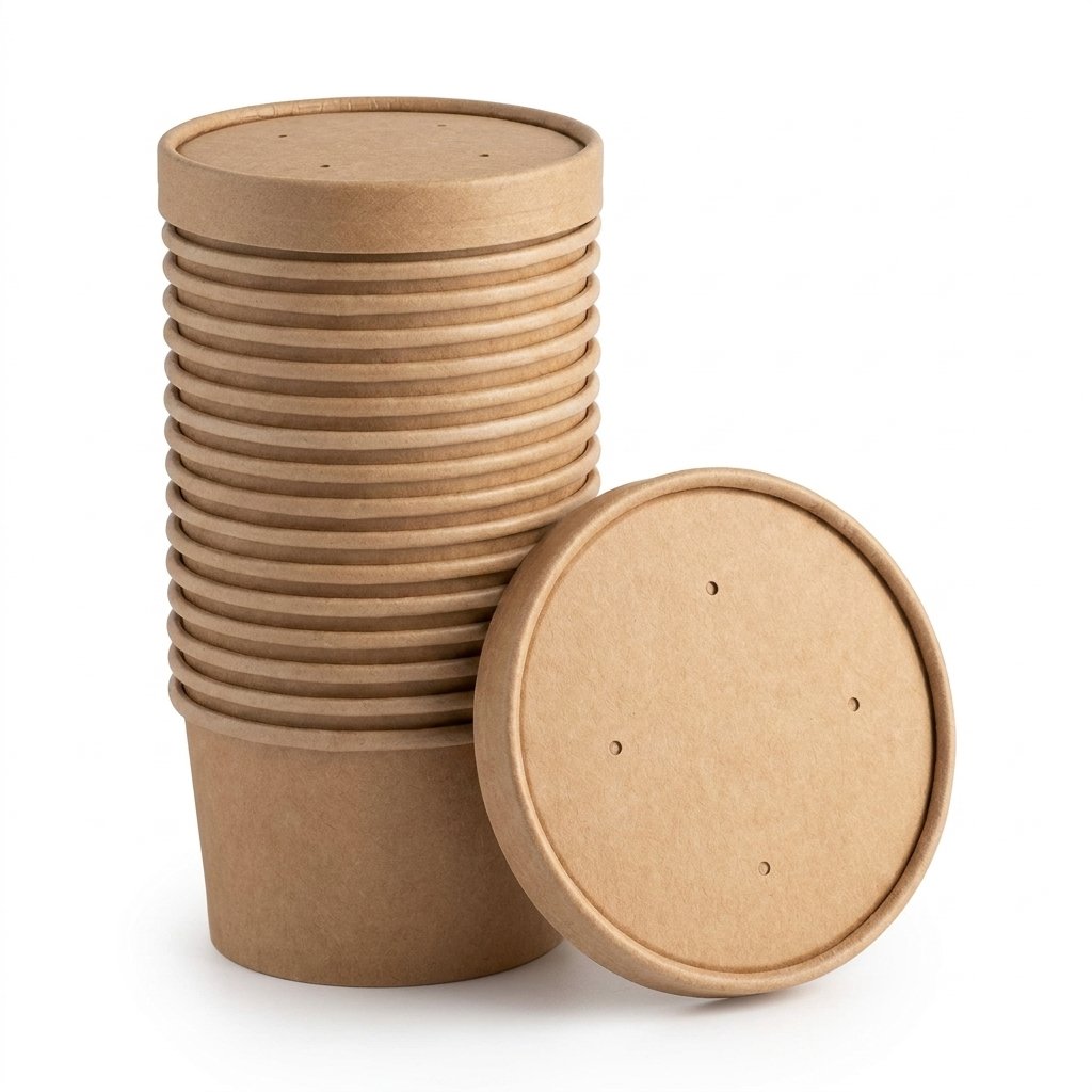 32 oz Paper Bowls | 25 Pack | TLAPS Commercial for Soup Salad Cereal Restaurants & Catering